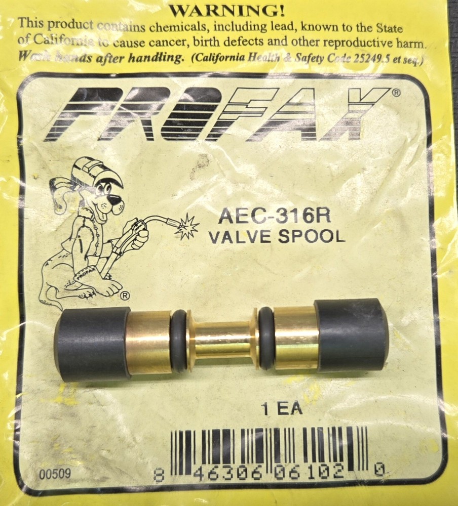 Profax AEC-316R, Valve Spool Assembly
