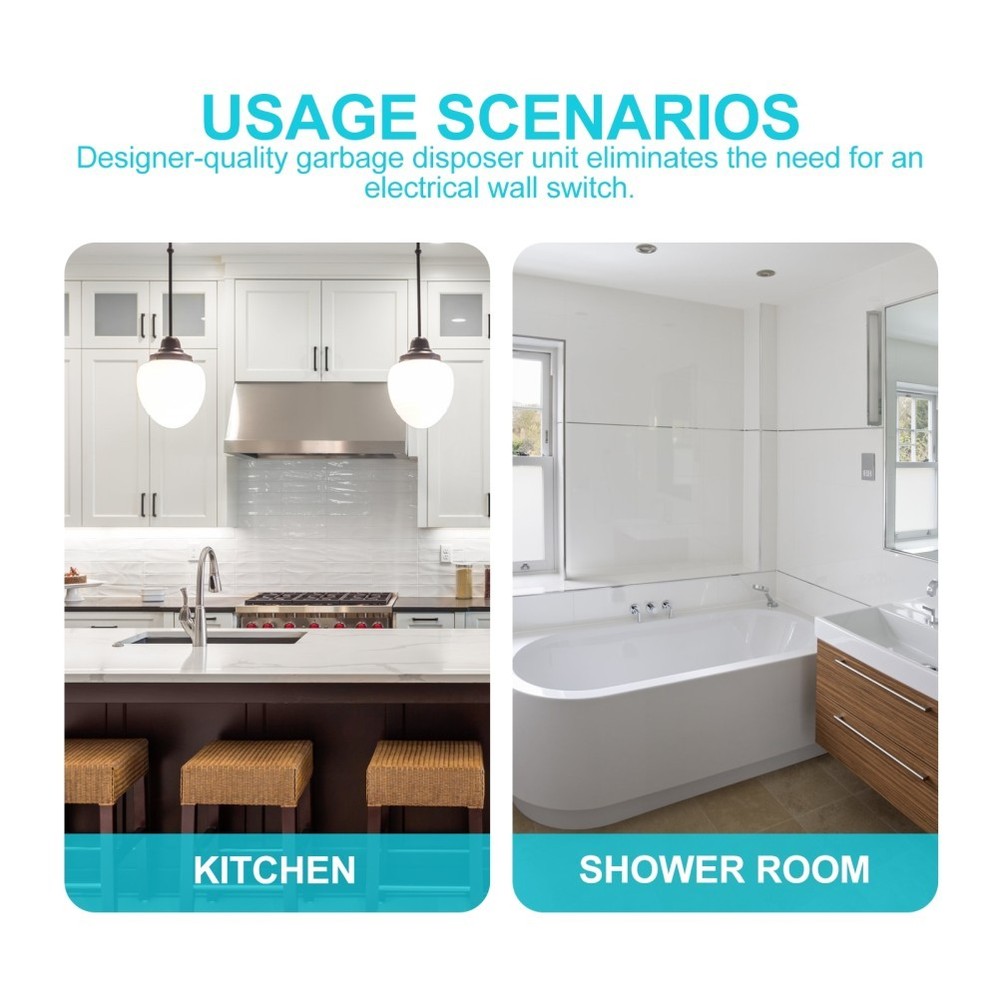 Pressure Switch 25mm Air Activated Stainless Steel Button For Garbage Disposal