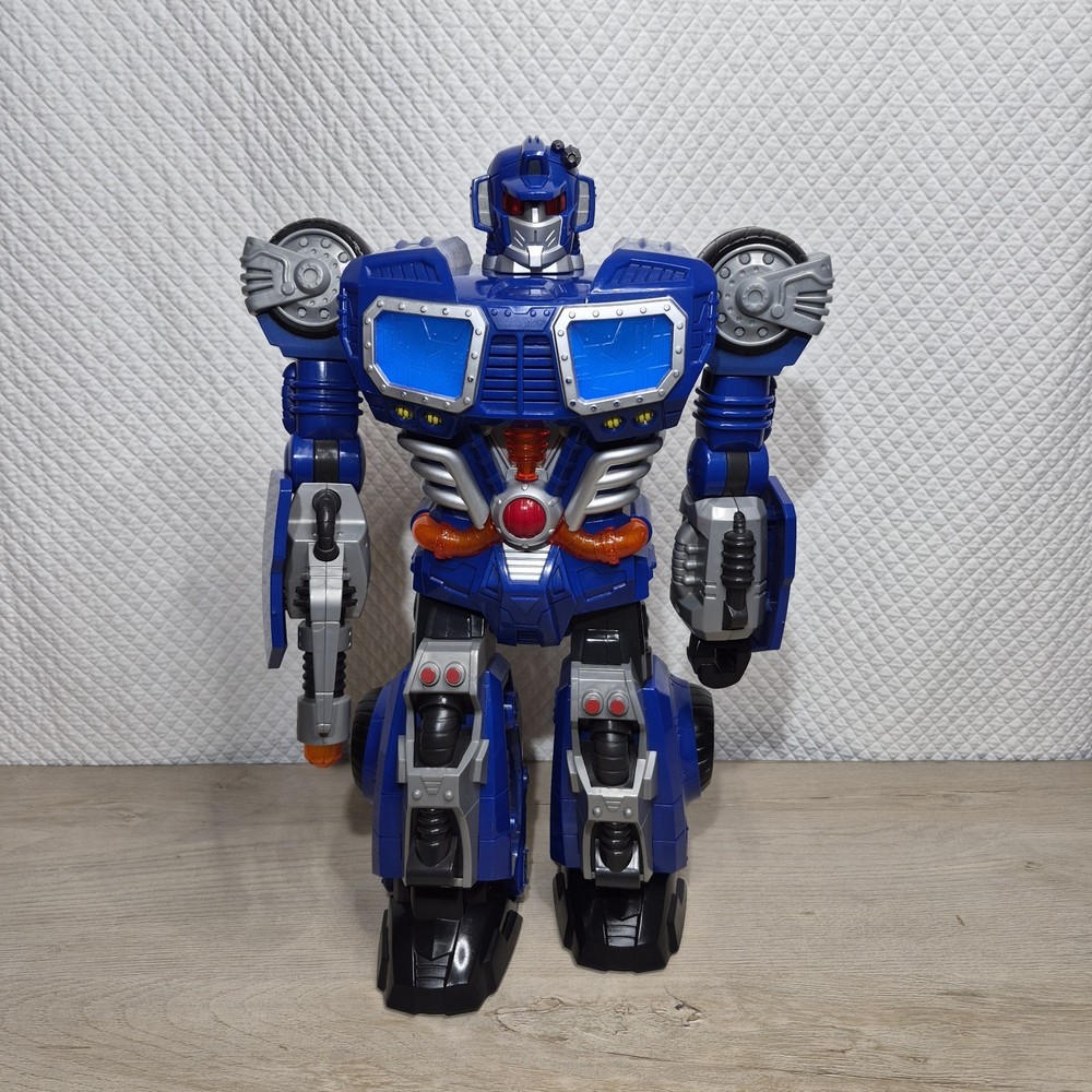 2012 Happy Kid Toy Group 14" Talking Robot Transformer