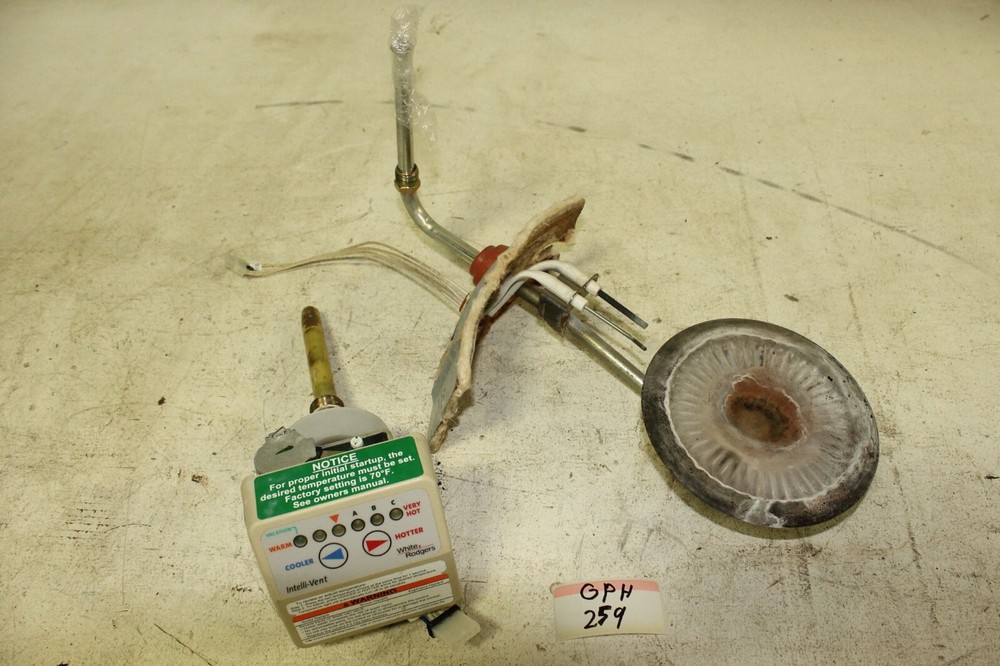 White Rodgers Thermostat Gas Control for Natural Gas, 2.25" & Burner Assembly