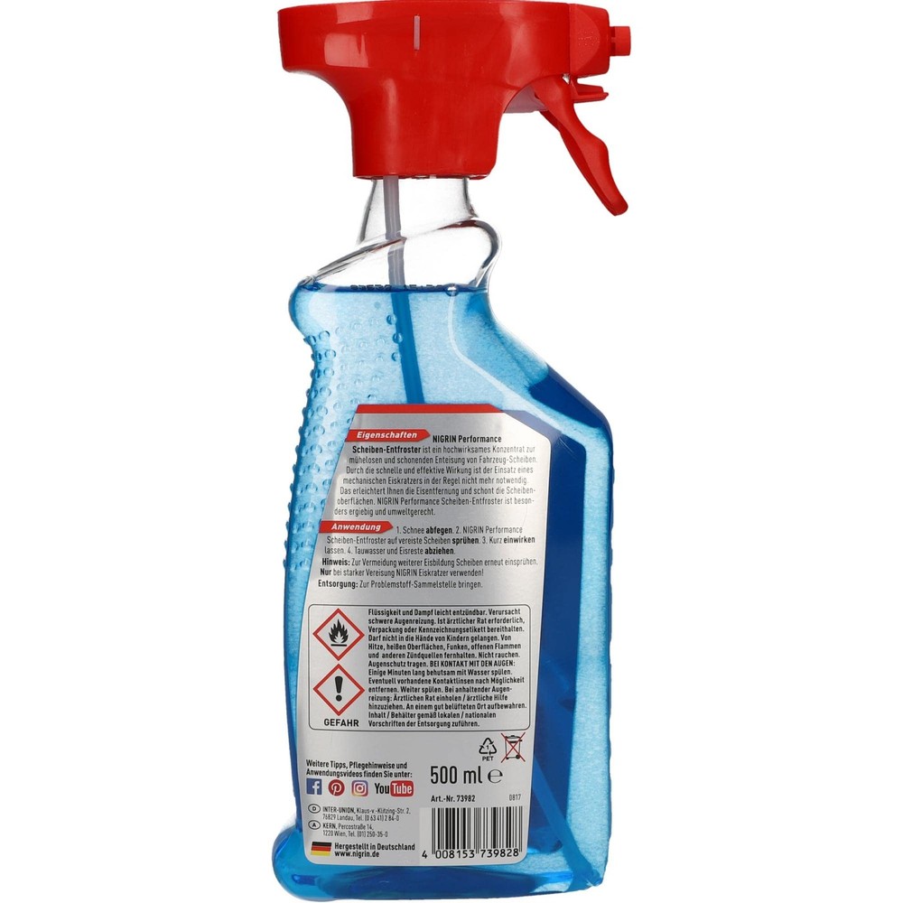 Disc defroster 500 ml spray bottle, disc de-icer spray, pump atomizer,...
