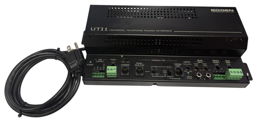 Bogen Communications UTI1 Universal Zone Telephone Paging System Controller