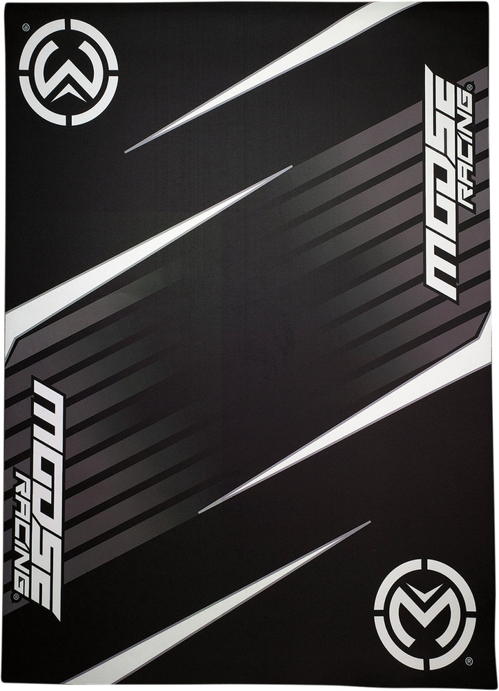 Moose Racing Black Absorbent ATV Pit Pad Protective Garage Work Mat 9201-0075