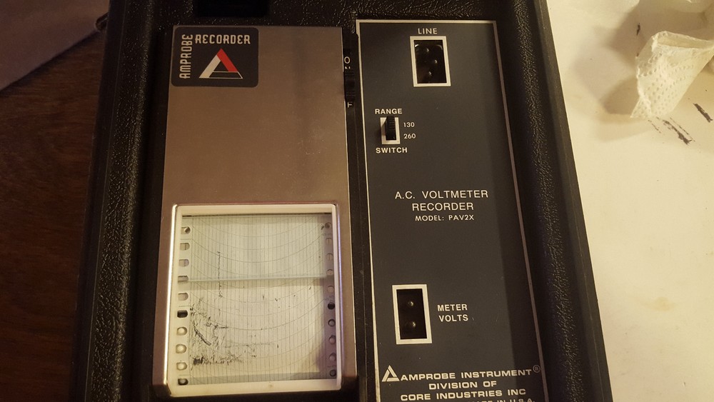 Amprobe-A.C. Voltmeter Recorder-Model # PAV2X