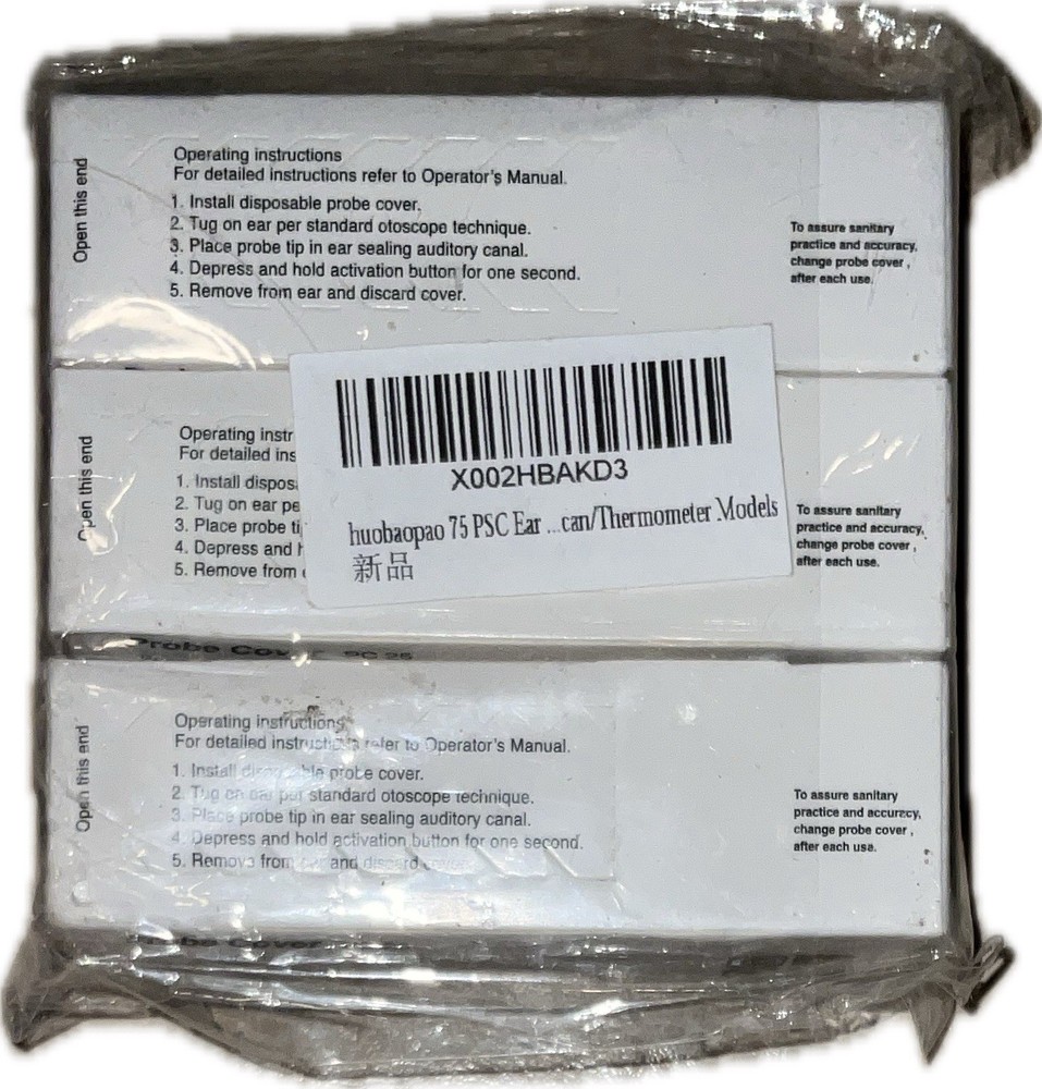 Ear Thermometers Probe Covers 75 PCs.