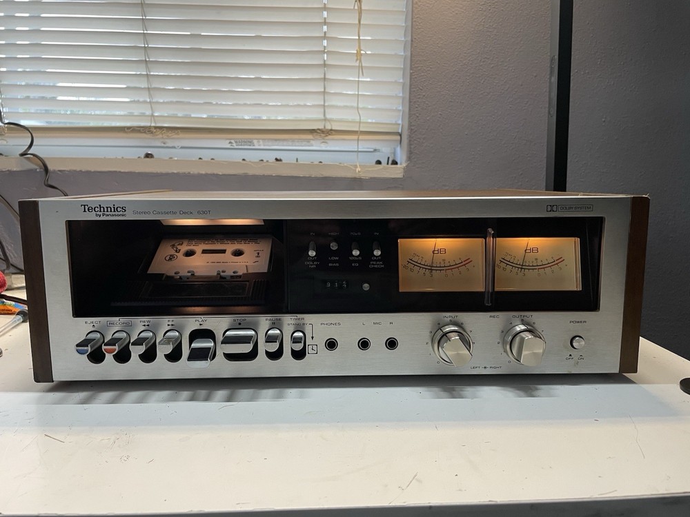 Technics 630T Tape Deck (SERVICED)