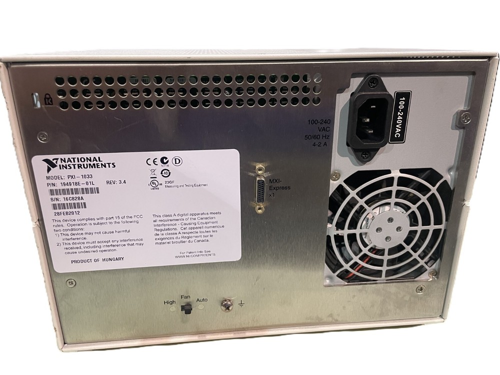 National Instruments NI PXI 1033**Pre-Owned**