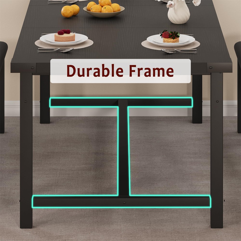 ✅3 Piece Dining Table Set for 4-6 Kitchen Table and Bench Upholstered Benches