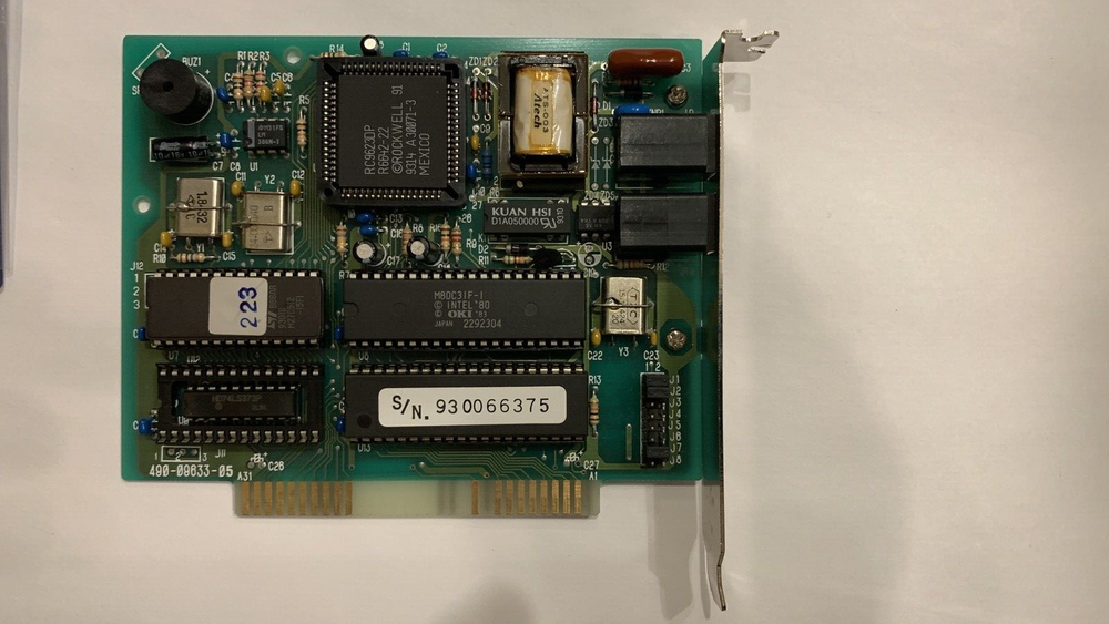 Vintage Computer Bundle - Internal Modem, Miscellaneous Software, Manuals