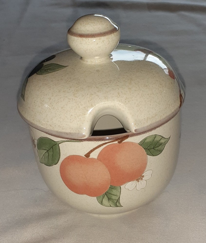 Mikasa DC014 Fruit Panorama Jam Jelly Pot with Lid