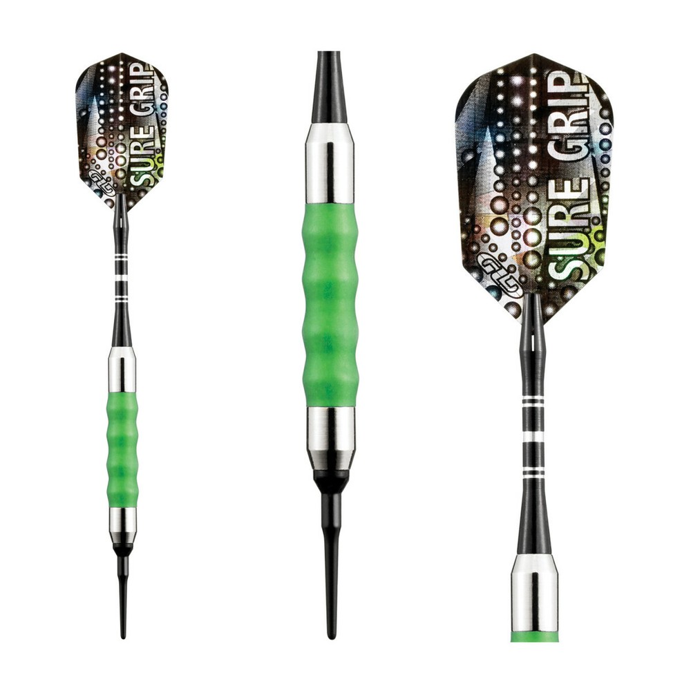 Viper Sure Grip Soft Tip Darts - Dartboard Game Accessory - Green - 18 Grams