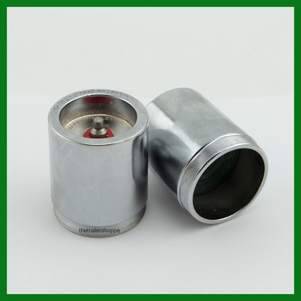 Trailer Bearing Buddy Protector Dust Cover Cap 1.98" O.D. 1 Pair -Set of Two