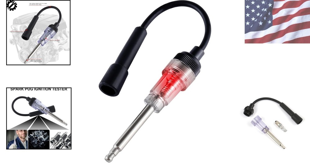 High-Temperature Resistant Inline Spark Plug Tester - Universal Compatibility