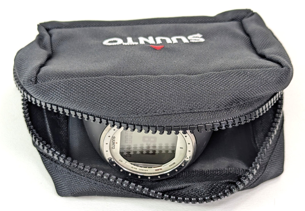 Suunto Soft Bag Padded Pouch Case Scuba Dive Computer Zippered Protector