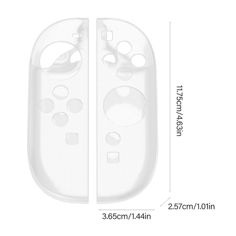 Controller Protector Soft TPU Shell Molded Cutout None Obscure Button for SW2