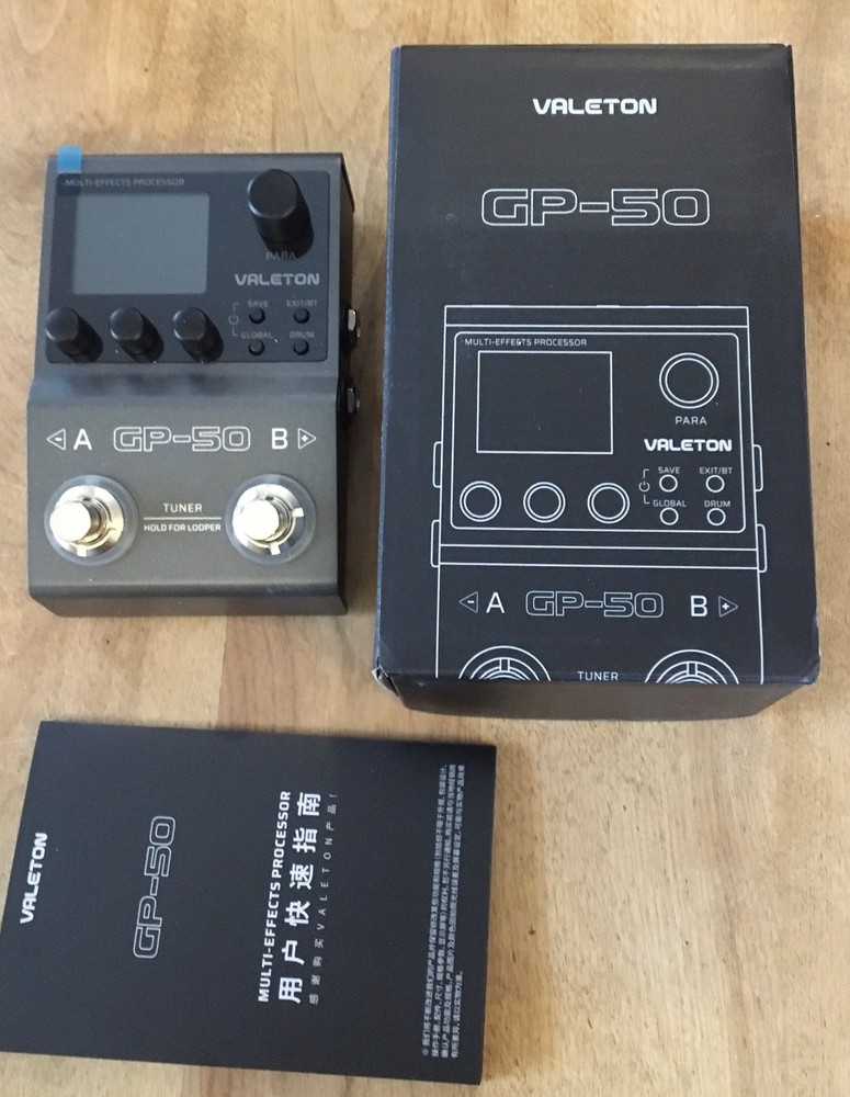 Valeton GP-50 SnapTone Multi-Effects Processor Guitar Pedal