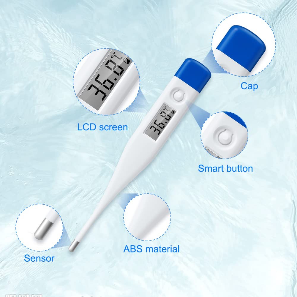 Berrcom Digital Thermometer Oral Rectal Underarm