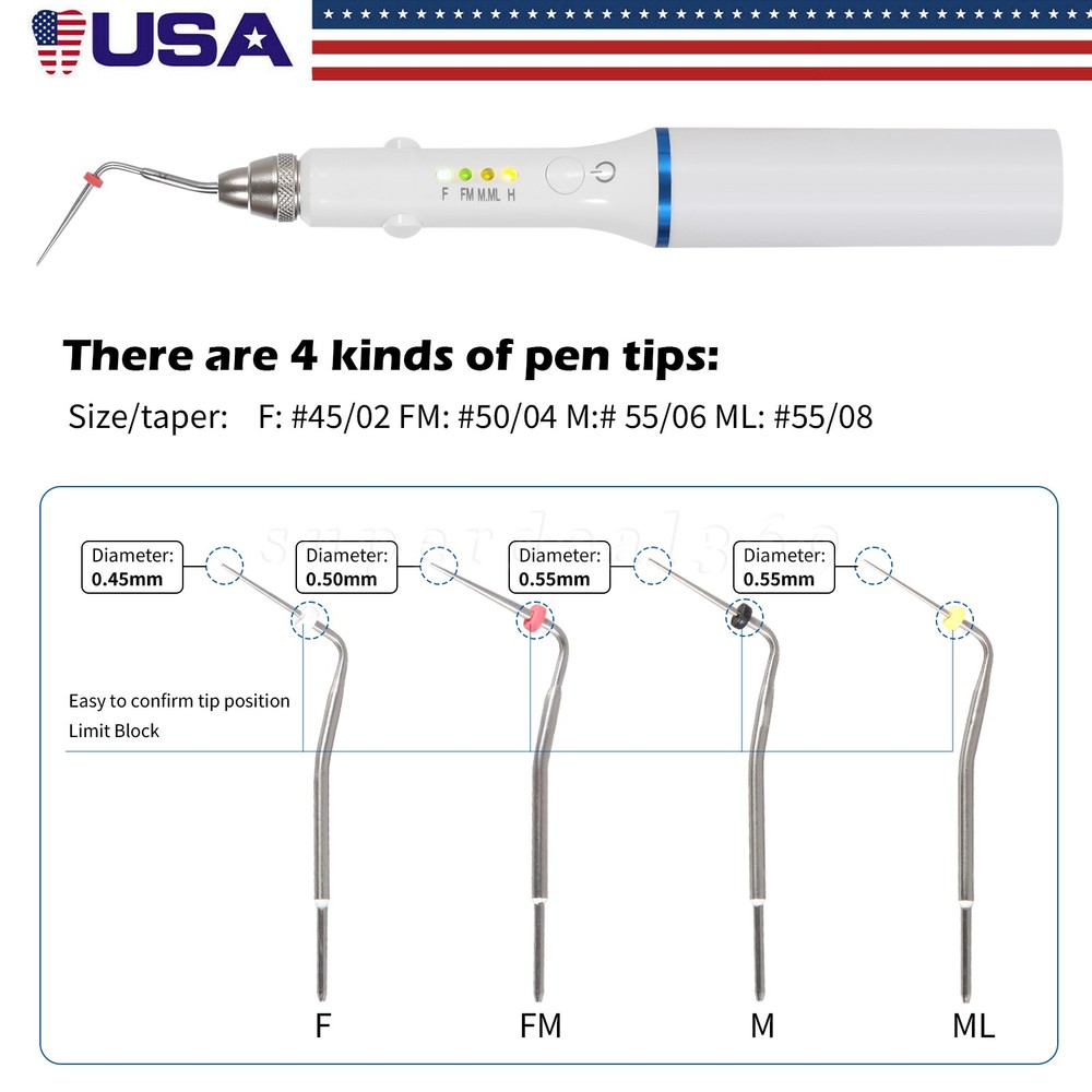 Dental Endodontic Obturation System GuttaPercha Obturation Pen Cordless Wireless
