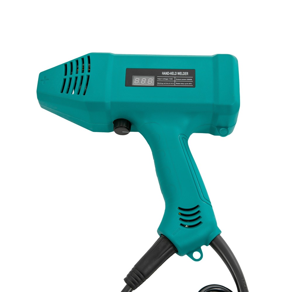 Welding Machine Digital Welder Gun Portable Handheld Welding Machine Blue 3000W