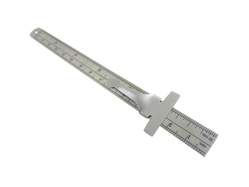 6 Piece Measuring Set/Kit with 6" Spring Dividers, Inside & Outside Calipers,...