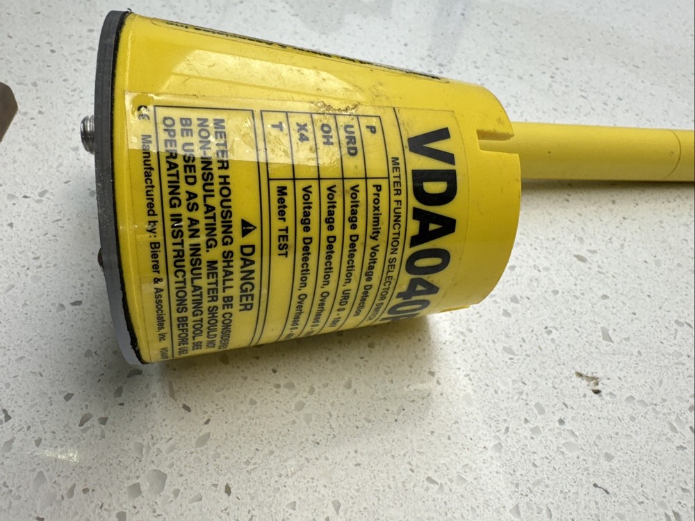 BIERER VDA040C VDA040 Visual Voltage Detector 0-40kV AC