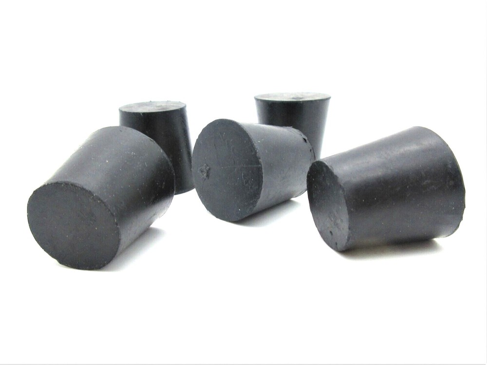 7/8" Solid Rubber Stoppers Tapered Plug Bung Cork Fits 7/8" ID