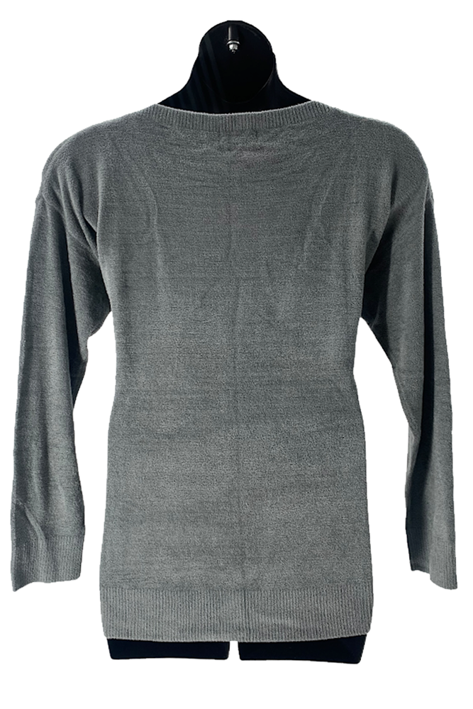 Barefoot Dreams CozyChic Ultra Lite Dockside Pullover Dolphin Blue