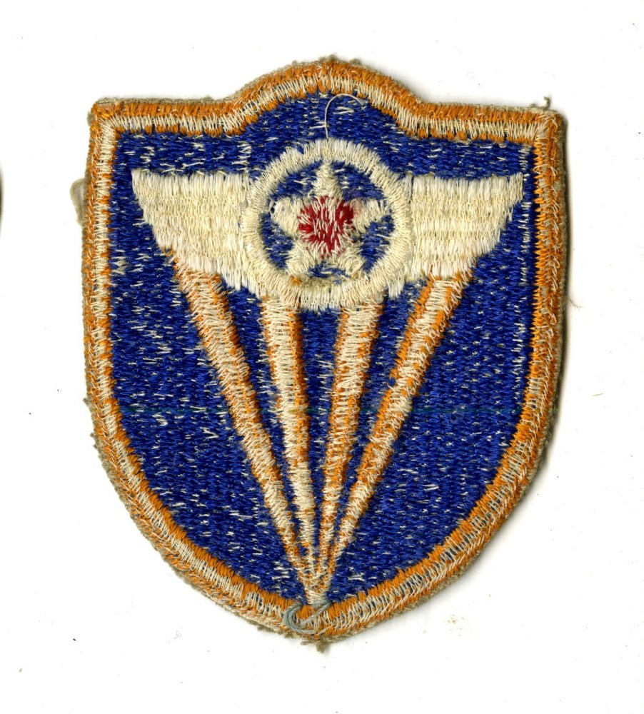 4th Air Force White Back Patch WWII Vintage Pacific Coast States