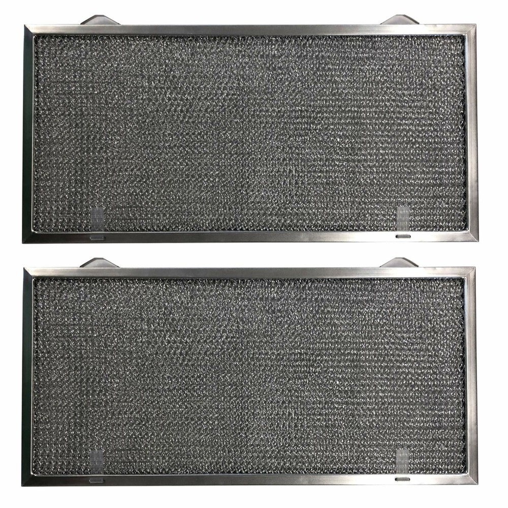 Aluminum Replacement Range Filter - Dimensions: 11-7/8 x 18-1/4 x 3/8 - (2 Pack)