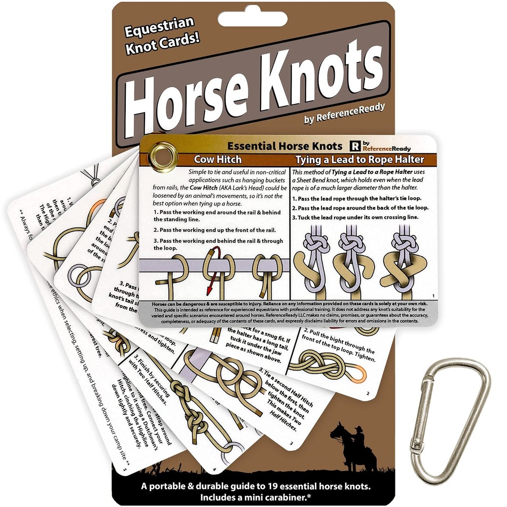 ReferenceReady Horse Knot Cards – Pocket Guide to Guide, Knots