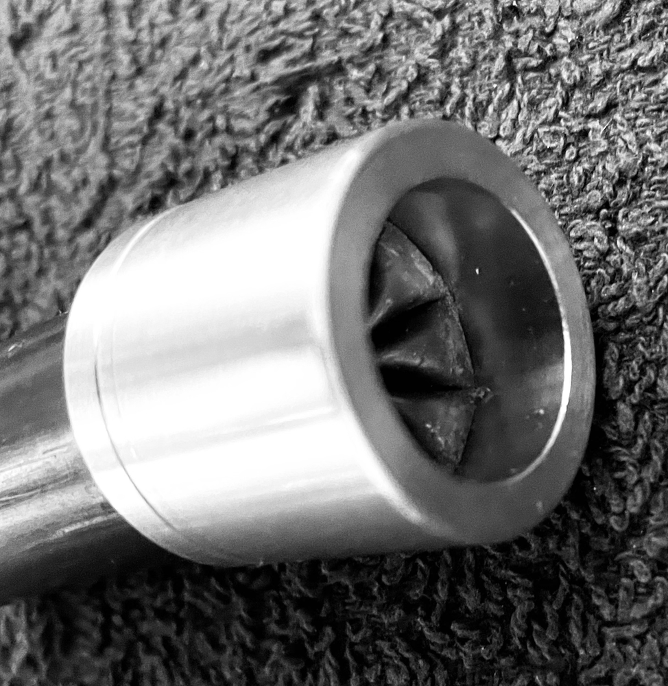 Swage Tool --20 ga. shot-shell ---Removes-reduce crimp swell after reloading