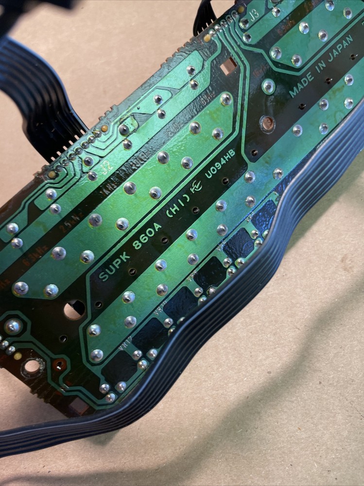 Technics SH-Z200 Equalizer SUPK860A Parts Tone Controls Dials w/ Control Board