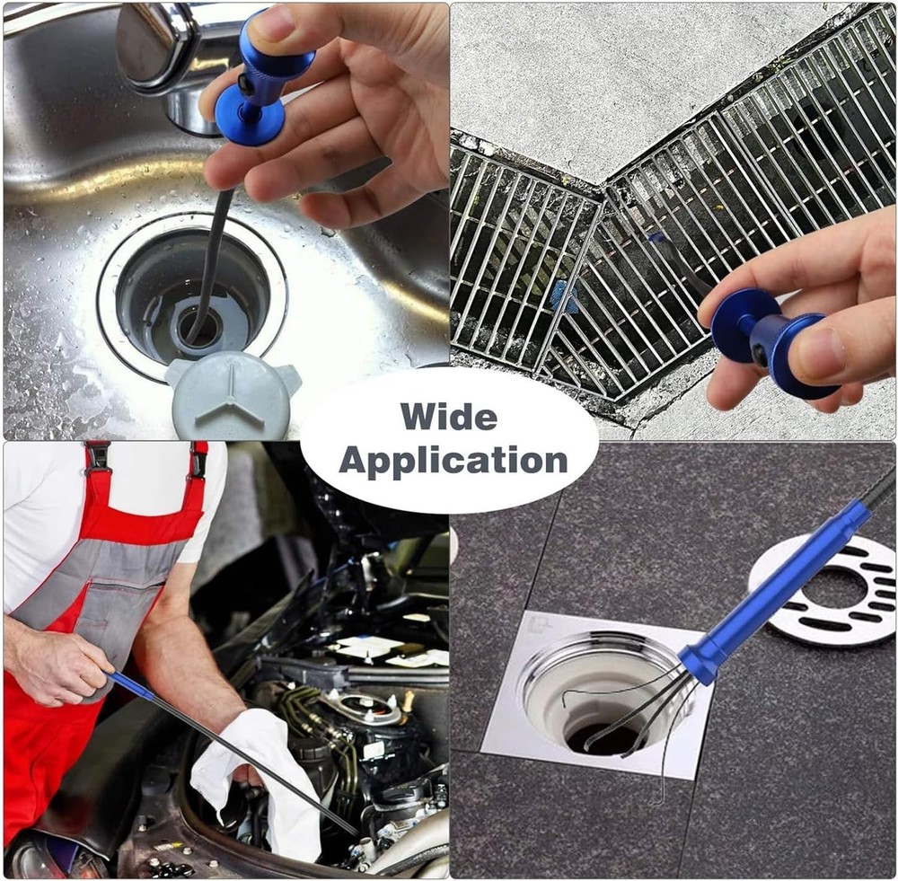 Compact C-Shaped Grabber Tool with LED Lights for Effortless Object Retrieval