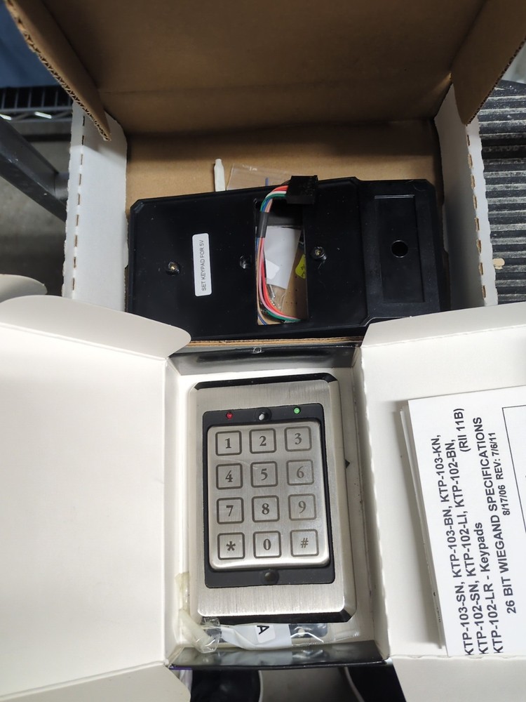 Essex Prox Reader And Heavyduty Keyless Access Control Keypad