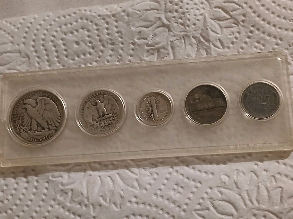 1943 US Mint Coin Set Plain