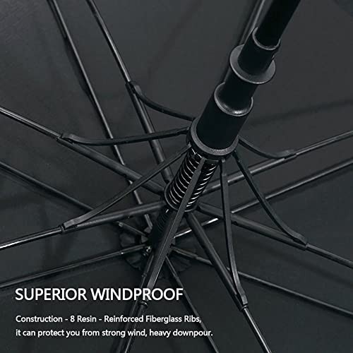 Extra Large Golf Umbrella 47-72 Inch, Automatic Open, Windproof, Waterproof, Dou