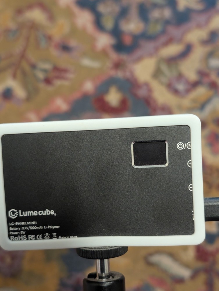 Lume Cube Mini Panel 1 with Phone Tripod And Power Cable