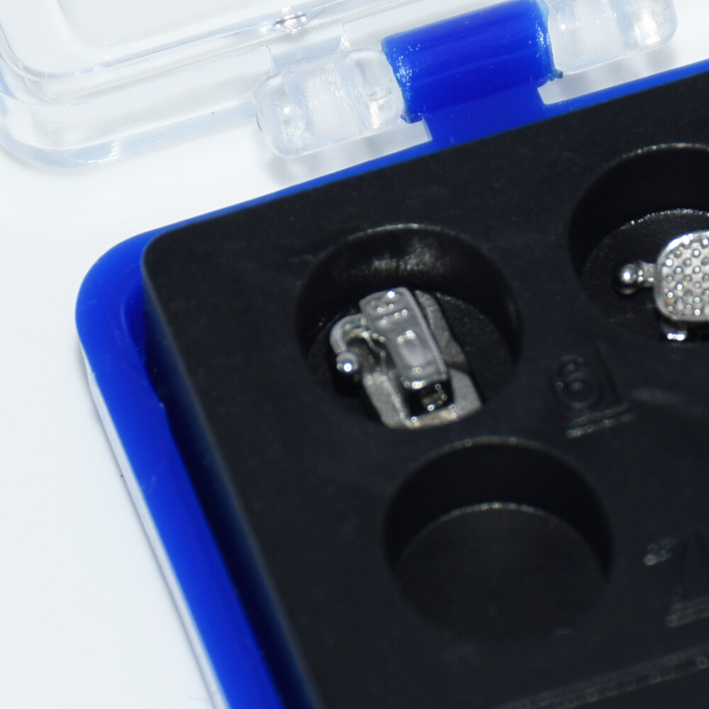Dental Passive Self-Ligating Bracket Roth.022 Hooks 3 4 5 Monoblock/Mesh Base