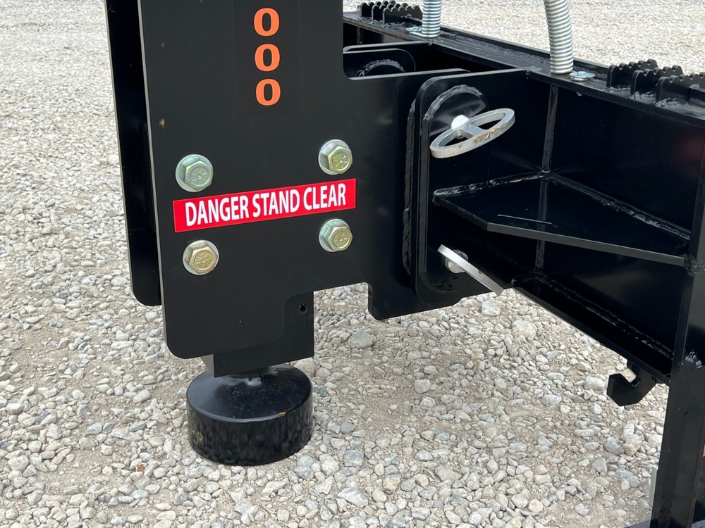 Premier PD1000 Post Driver Attachment Hydraulic Fence Fits Skid Steer Loader
