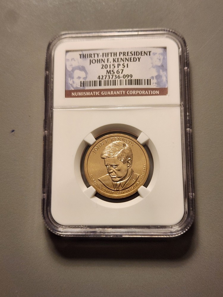 2015-P Kennedy Dollar-NGC ms 67