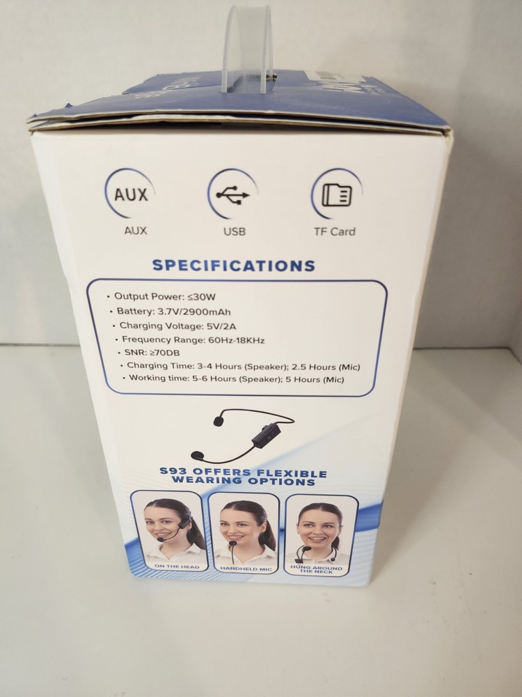 WinBridge Voice Amplifier Bluetooth Wireless Headset Microphone