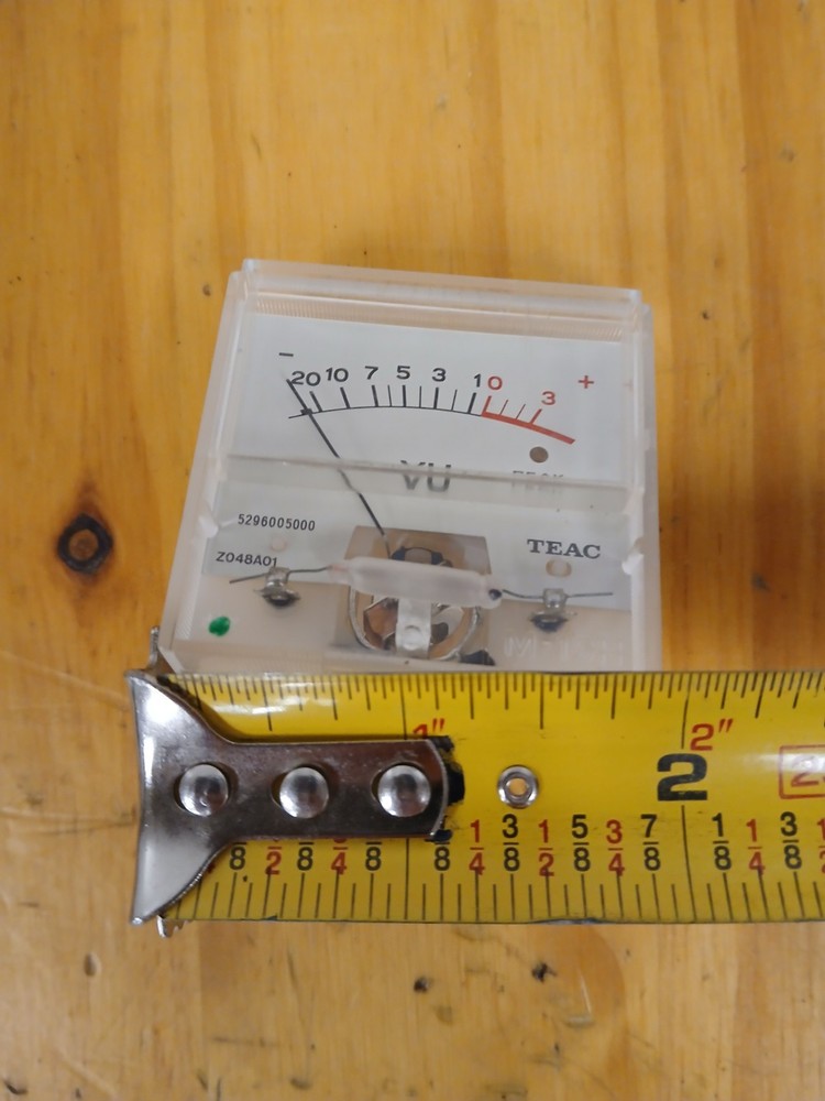 Tascam MS 16 38 VU meter pull part Teac