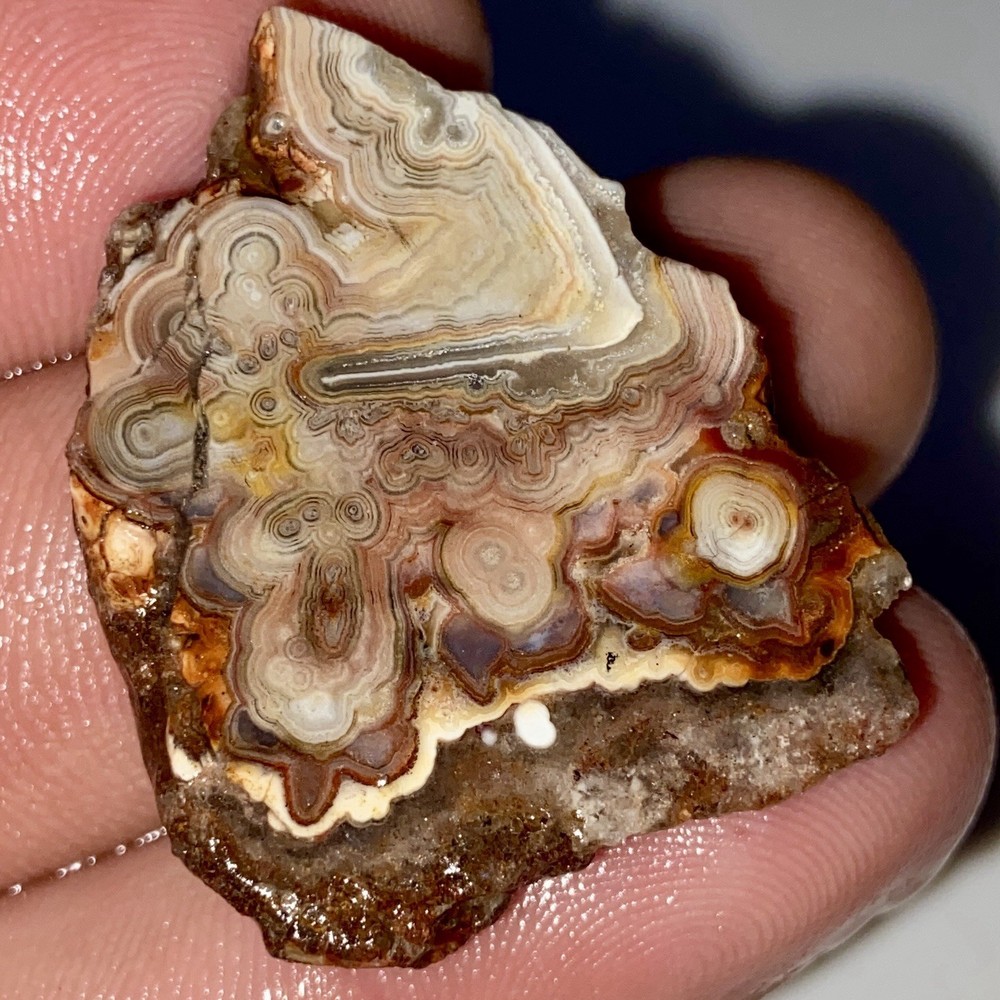 Stunning Unique Mini Lapidary Slabs 4 Pc