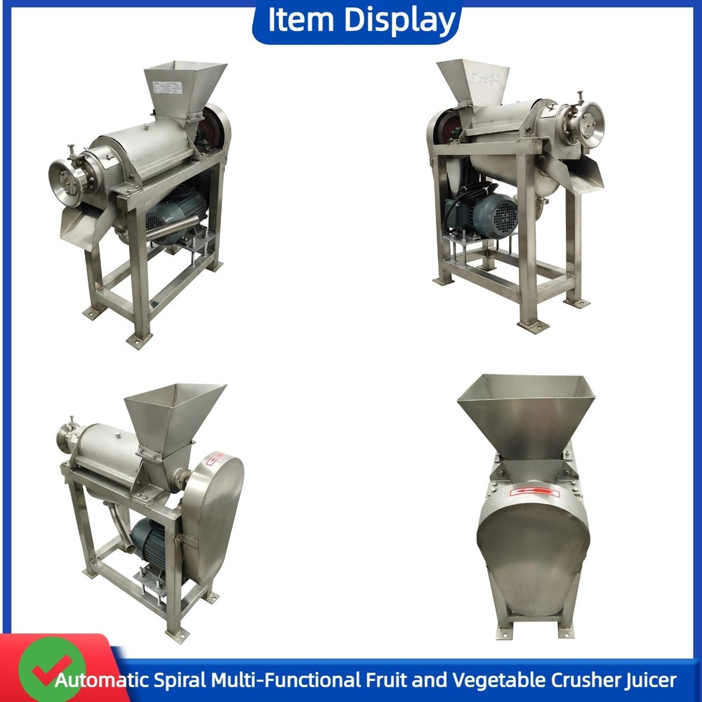 Spiral Fruit Vegetable Crusher Juicer LiquidizerMulti-function Beverage Machine