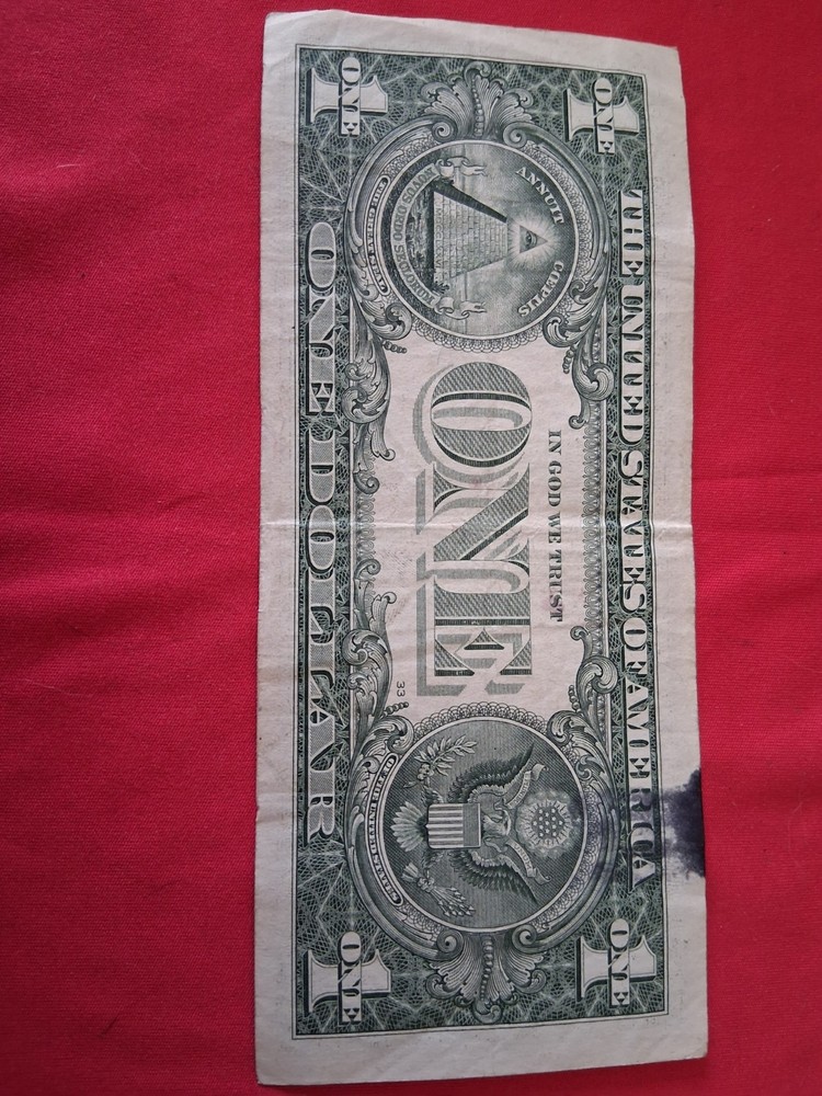 $1 Ink Smear Error with Bleed Through