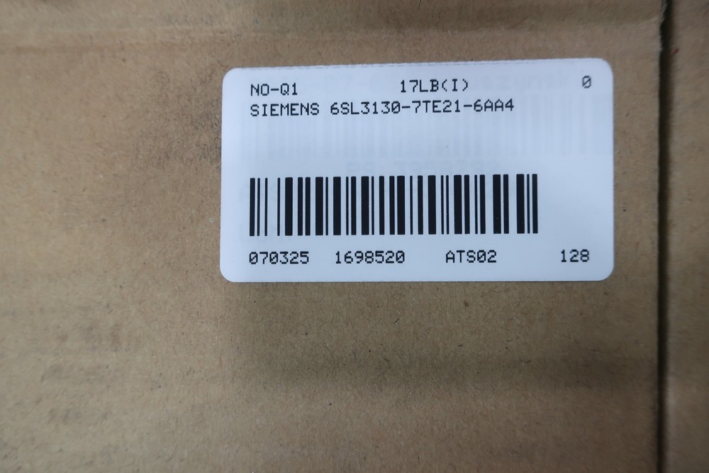 Siemens 6SL3130-7TE21-6AA4 Active Line Module