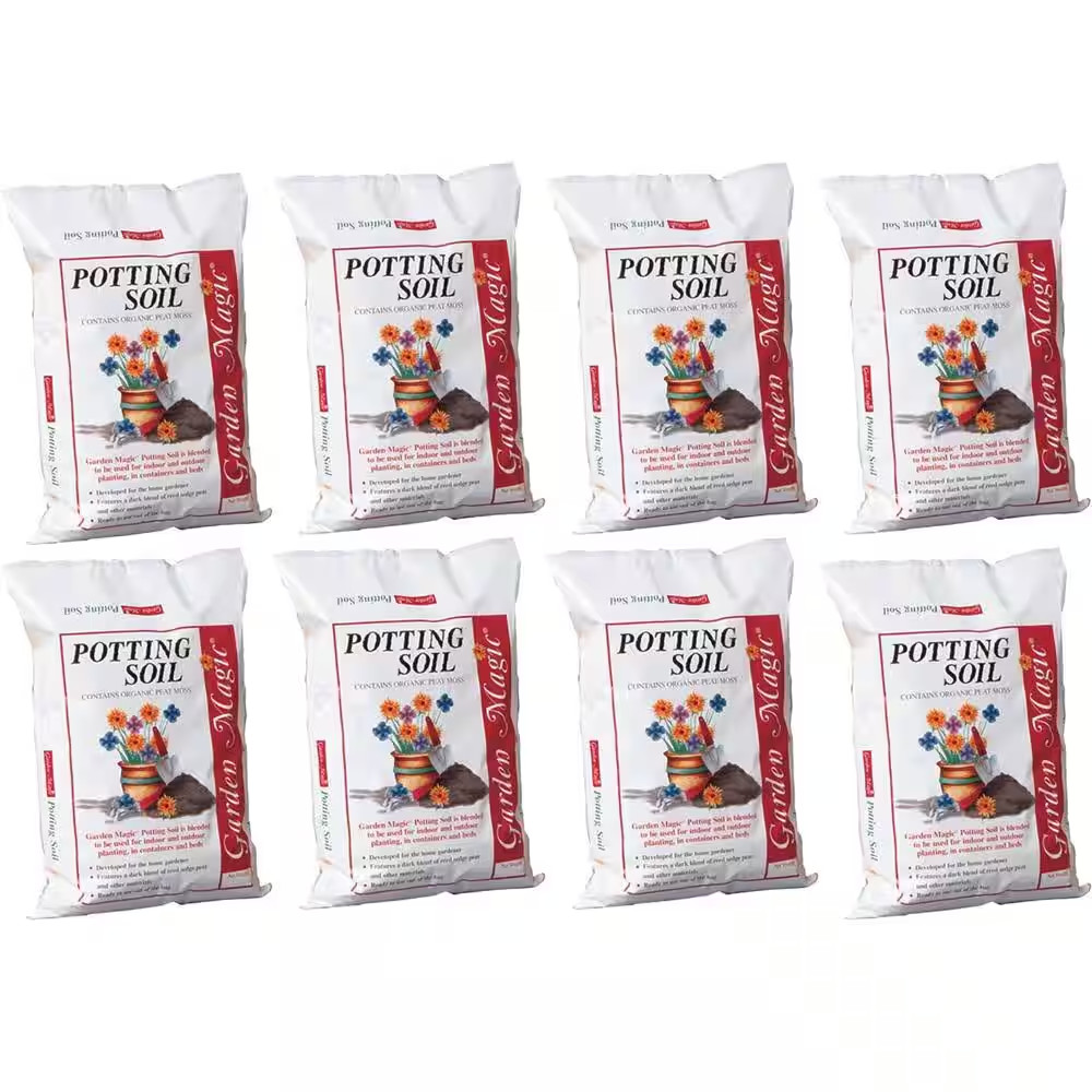 20 Lbs. Bag Garden Magic Potting Soil Mix (8-Pack)