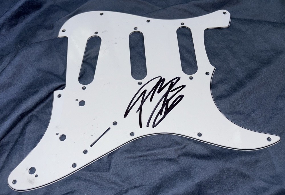 Post Malone Signed Guitar Pickguard