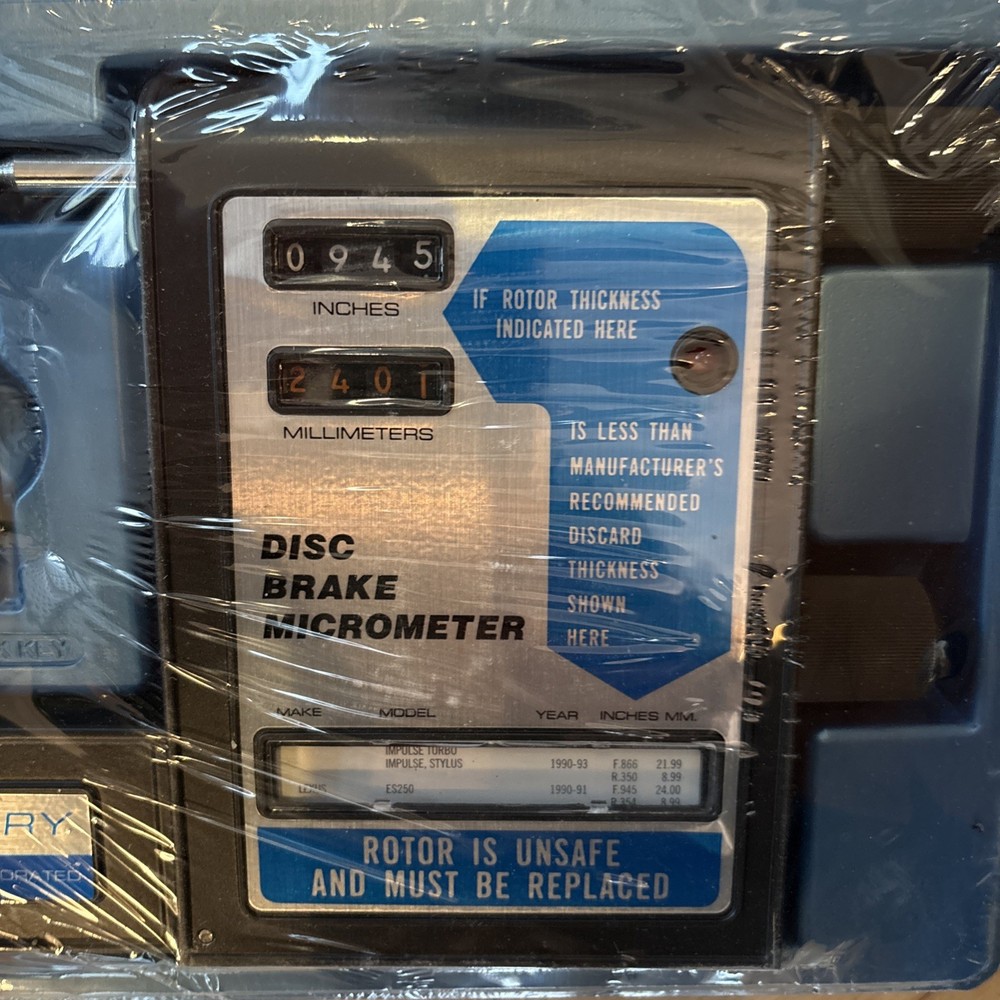 Century Wheels Incorporated Disc Brake Micrometer