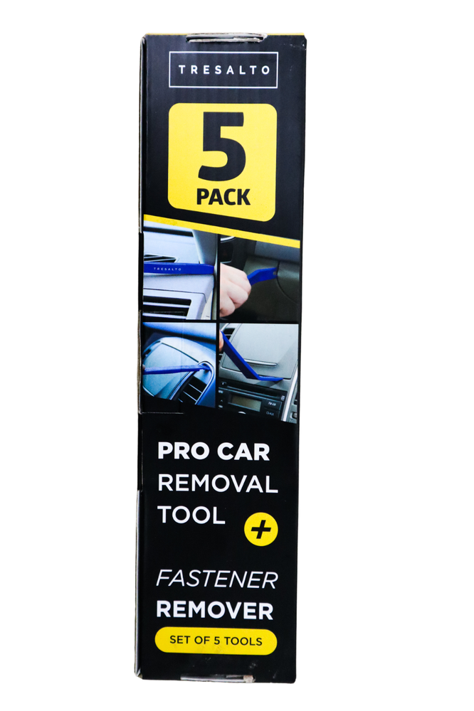 Tresalto 5 Pack ProTools Car Removal Tool Fastener Remover Blue